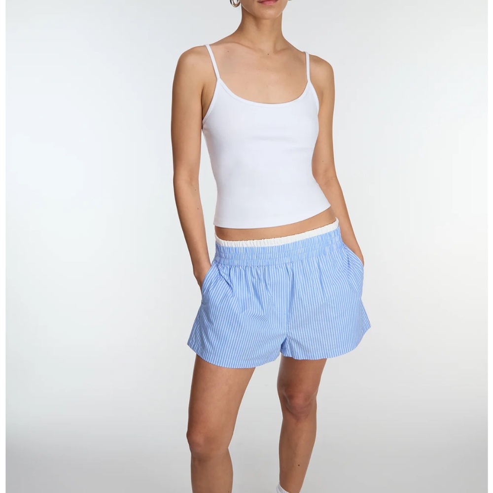 Oak+Fort Striped Poplin Boxer Short